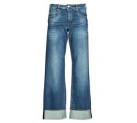 Jeans 400/60 girlfriend taille haute femme Le Temps des cerises Jama NÂ°4 Bleu 26