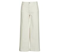 Jeans flare / larges femmes Pepe jeans HIGH RISE WIDE CROP TANIA POCKET Blanc US 26 / 28