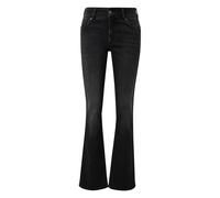 Jeans Flare stretch dÃ©contractÃ© femme QS Catie Noir 42x30