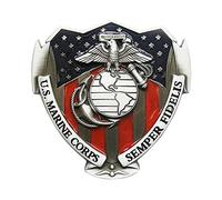 JEAN'S FRIEND New Enamel Vintage American Hero US Marine Corps Belt Buckle Boucle de ceinture