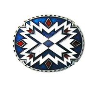 JEAN'S FRIEND New Vintage American Southwest Cross Oval Belt Buckle Boucle de ceinture