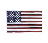 JEAN'S FRIEND New Vintage Enamel American US Flag Belt Buckle Boucle de ceinture