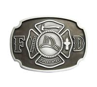 JEAN'S FRIEND New Vintage Fire Hero Firefighter FD Belt Buckle Boucle de ceinture