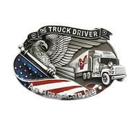 JEAN'S FRIEND New Vintage Hero Truck Driver Enamel Belt Buckle Boucle de ceinture