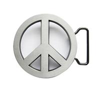 JEAN'S FRIEND New Vintage Peace Symbol Love Sign Belt Buckle Boucle de ceinture