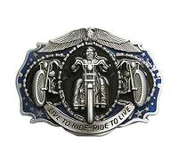 JEAN'S FRIEND New Vintage Rider Biker Belt Buckle Boucle de ceinture With Enamel BUCKLE-AT067