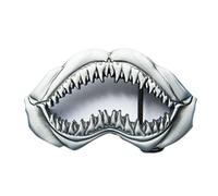 JEAN'S FRIEND New Vintage Sculpting Shark Teeth Belt Buckle Boucle de ceinture