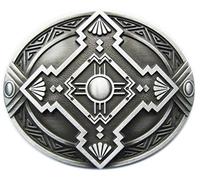 JEAN'S FRIEND New Vintage Style Classic Oval Celtic Knot Southwest Belt Buckle Boucle de ceinture