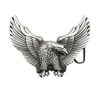 JEAN'S FRIEND New Vintage Wildlife Western Cowboy Belt Buckle Boucle de ceinture (Antique Silver Plated)
