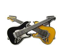 JEAN'S FRIEND Tattoo Skull Country Music Guitar Belt Buckle Boucle de ceinture Mix Styles Choice (12)