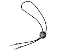 JEAN'S FRIEND Vintage Blue Enamel Western Horse Head Oval Bolo Tie Cravate