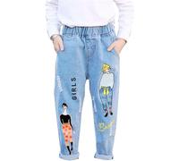 Jeans Garcon 8 Ans - Printemps Et Automne Nouvelles S Mode S Décontractés Grandes Petites Et Moyennes S Bébé S S Longs (Blue 4-5 Years)