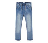 Jeans garçon NAME IT Robin bleu - coupe slim, regular, taille standard, taille élastique réglable 11 ans