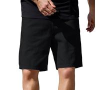 Jeans Homme - pour S pour Un Usage Quotidien Décontracté en Denim À Jambe Droite Polyvalent Et Confortable Parfait pour Les Tenues D'Été Facile À Laver Idéal avec des T-Shirts (Black XL)