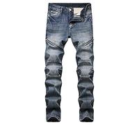 Jeans Homme Stretch Slim Fit Pantalon Skinny Pantalon Denim Styles Casual Vintage Mode Travail Pantalons Cargo Déchiré Hommes Denim Jeans Coupe Ajustée pour Hommes Jean de Travail 2025