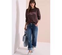 Jeans jambes larges à taille haute et coupe slim