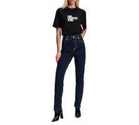 Jeans Karl Lagerfeld, Femme, Denim Taille Haute Fuselé, Jambe Fuselée, Bleu, 2932
