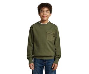 Jeans Knit pvt Ltd Army R Knit Sweater Sweatshirt, Vert (Four Leaf Clover D29671-01-h871), 12 Ans Enfant