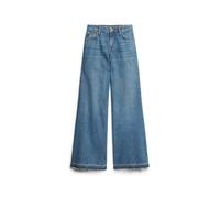Jeans large Ã©vasÃ© Ã bords francs femme Superdry Bleu 26x32
