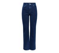 Jeans large femme Pieces Holly Bleu 29x32