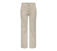 Jeans large taille haute femme Only Juicy Rea Blanc 27x32