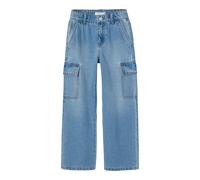 Jeans large taille haute fille Name it Rose 6190-BS Bleu 11 ans