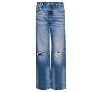 Superdry Mid Rise Wide Leg Jeans Bleu 30 / 30 Femme