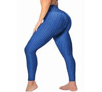 Jeans Legging gaufré anticellulite froissé, taille haute texturée à bulles, poches latérales, pantalon de yoga, collant de course, g 36