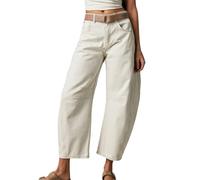 Jeans Leopard Barrel pour femme, jean baril taille moyenne, jean vintage ample à jambe large Y2k Baggy Boy Friend Jeans