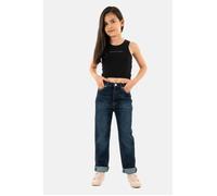 jeans levis ribcage straight ankle d0m blue 10 ans