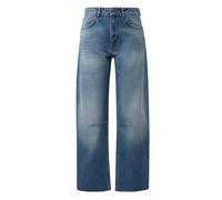 Jeans Loose & Relaxed ourlet effiloché mi-haute femme COMMA Bleu 34
