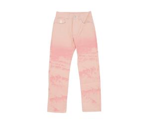 Jeans Man Mountain Imprimer Astro Denim Pant Rose PINK TG28