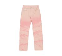 Jeans Man Mountain Imprimer Astro Denim Pant Rose PINK TG34
