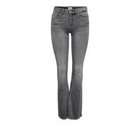 Only Jean ONLBLUSH évasé denim gris Femme Taille XS / L34