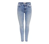 Jeans mid skinny femme Only Blush Rea694 Bleu Mx32