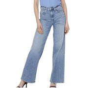 ONLY ONLMADISON Blush HW Wide DNM CRO371 Noos, Bleu Jeans Clair, M x 30L