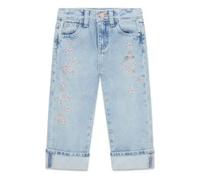 Jeans palazzo avec broderies fille Guess Bleu 4 ans