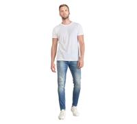 Jeans Power Skinny Mistral 7/8ème Destroy Bleu N°3