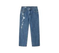 Pepe Jeans Straight Hw Robyne Floral High Waist Jeans Bleu 16 Years Fille