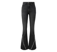 Jeans Regular taille haute avec style bohème et allure vintage femme QS Reena Gris 42x30