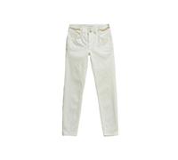 Salsa Jeans Secret Crop Skinny Fit Jeans Blanc 34 / 28 Femme