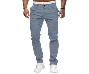Jeans Slim Casual en Coton pour Hommes Pantalon en Jean Taille Moyenne élastique Jeans Skinny colorés Confortables en Jean (Bleu Clair,S)