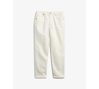 Superdry Jeans Vintage – Taille mi-haute Coupe slim Blanc Femme 28/30