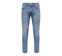 Jeans Slim Fit pour hommes O&S Pantalon en jean de base lavé à la pierre ONSLOOM