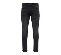 Jeans Slim Fit pour hommes O&S Pantalon en jean de base lavé à la pierre ONSLOOM