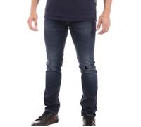 Jeans Slim Marine Homme Teddy Smith Reeple Rock - TEDDY SMITH - Coupe Slim - 5 poches - Passants pour ceinture 29 US