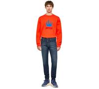 Jeans Slim Stretch Pour Hommes Diesel D-Strukt En Bleu Foncé UK 30 - 34