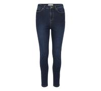 Jeans Slim taille haute femme KAFFE Willow Bleu 33