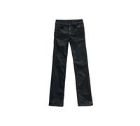 Jeans Straight en coating femme Salsa Jeans Secret Push In Noir 33x32