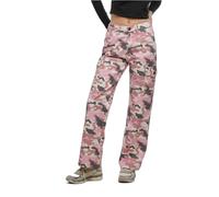 Jeans Straight femme DEF Rose M